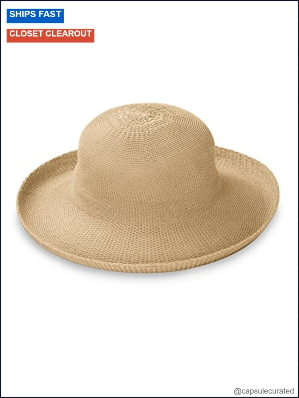 Packable Women's Sun Hat with Adjustable Drawstring, 3